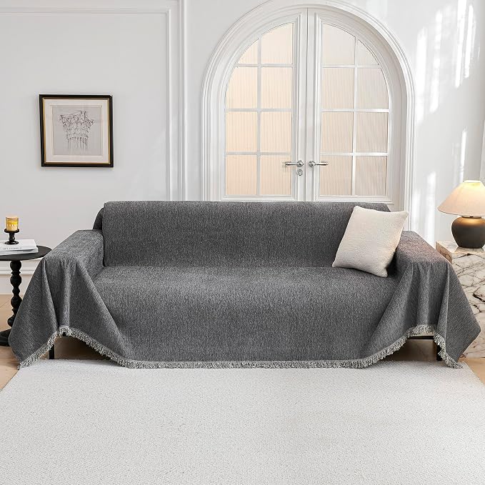 MYSKY HOME Couch Cover for Dogs Washable Couch Covers for 3 Cushion Couch Sofa - Image 9