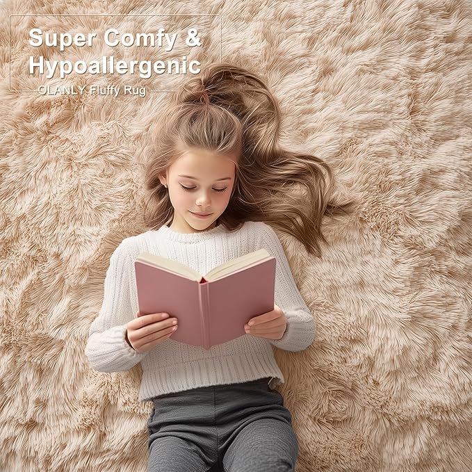 OLANLY 5x10 Machine Washable Large Area Rugs - Image 6