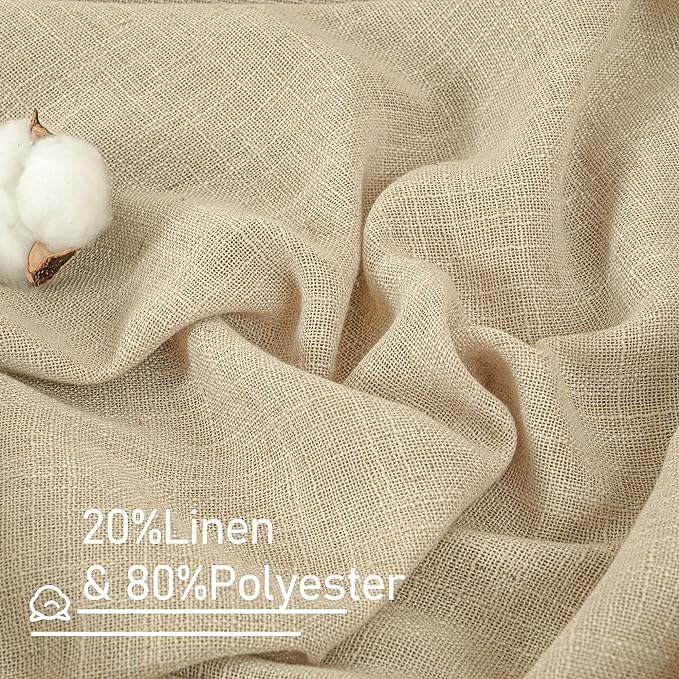 LAMIT Natural Linen Blended Curtains - Image 5