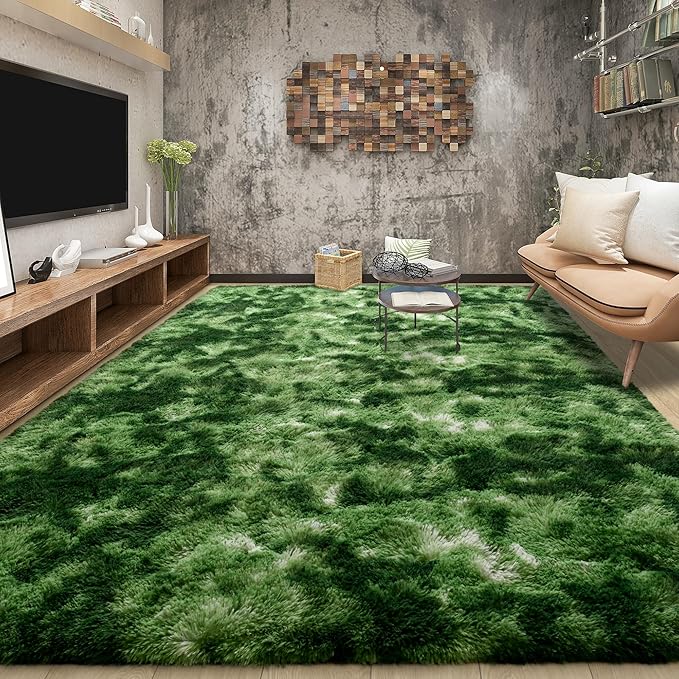 Tepook Soft Fluffy Rugs for Bedroom, 4x6 Area Rug for Living Room, Modern - Image 3