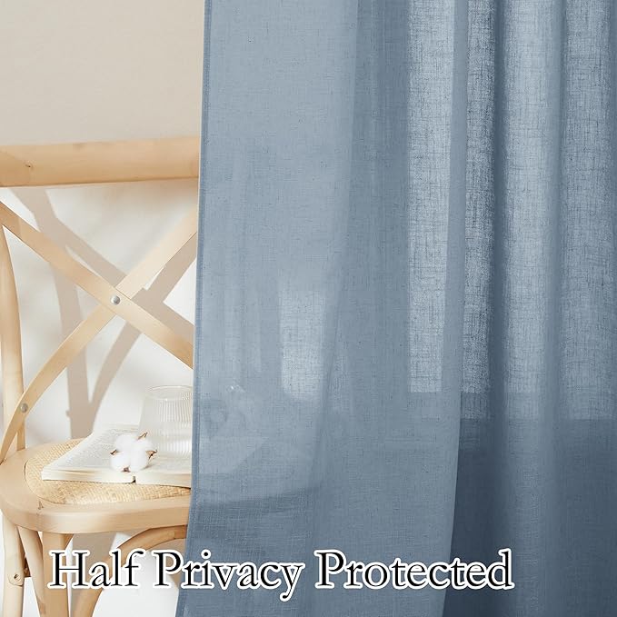 RYB HOME Privacy Sheer Curtains - Image 7