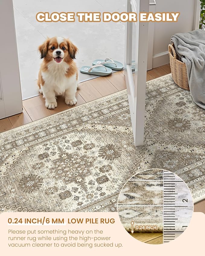 3x8 Runner Rug Non Slip Washable - Image 6