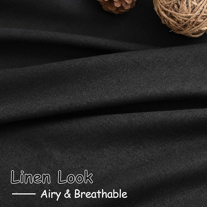 Extra Wide 100 Inch Linen Curtains - Image 6