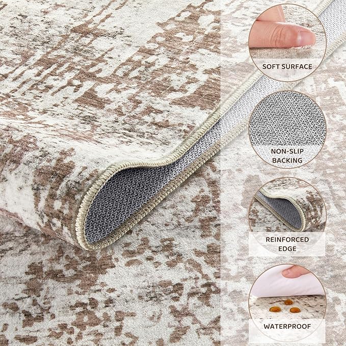 UERMEI 8ft Round Area Rug Living Room Rugs - Image 7