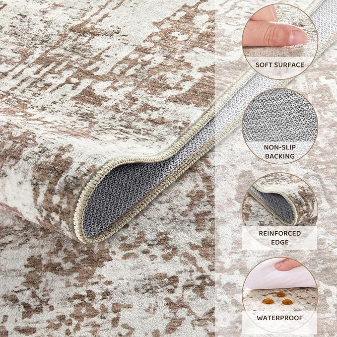 UERMEI 7x9 Area Rug Living Room Rugs - Image 7