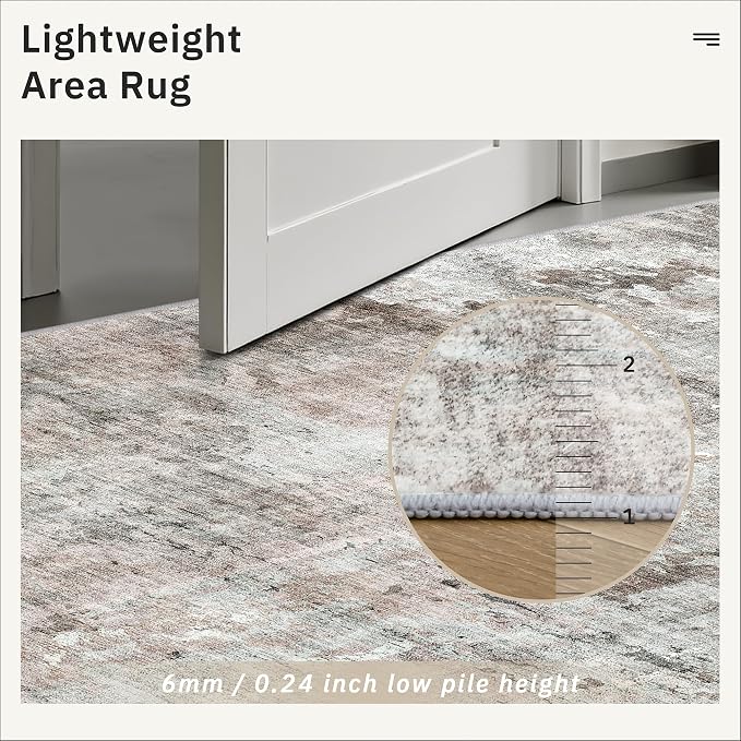 Runner Rug 2x6 Washable Non-Slip Kitchen Runner Rugs - Image 7