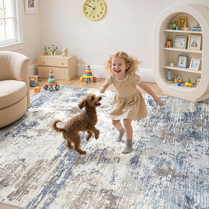 UERMEI 8x10 Area Rug Living Room Rugs Thickened - Image 3