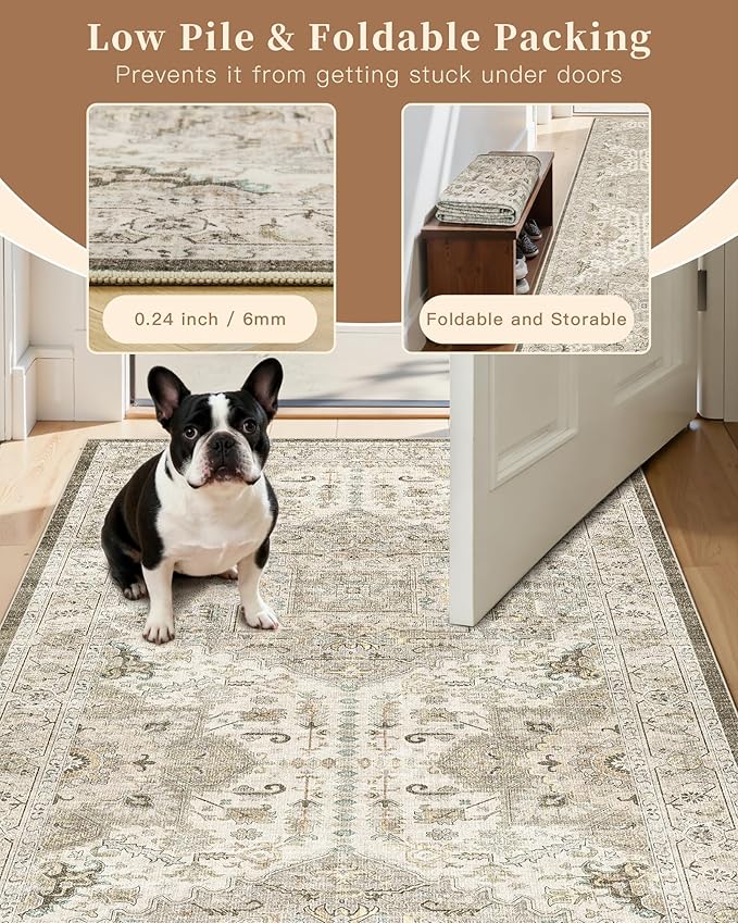 Madane Hallway Runner Rug 2'6''x16' Kitchen Runner - Image 6