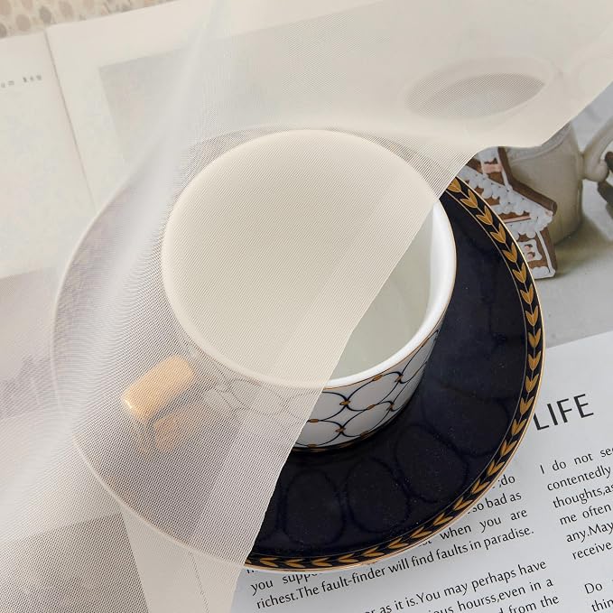 Chyhomenyc Cream Sheer Valances - Image 3