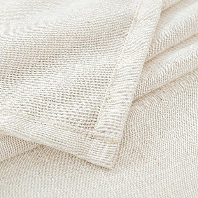 BGment Linen Curtains 84 Inch Length - Image 8