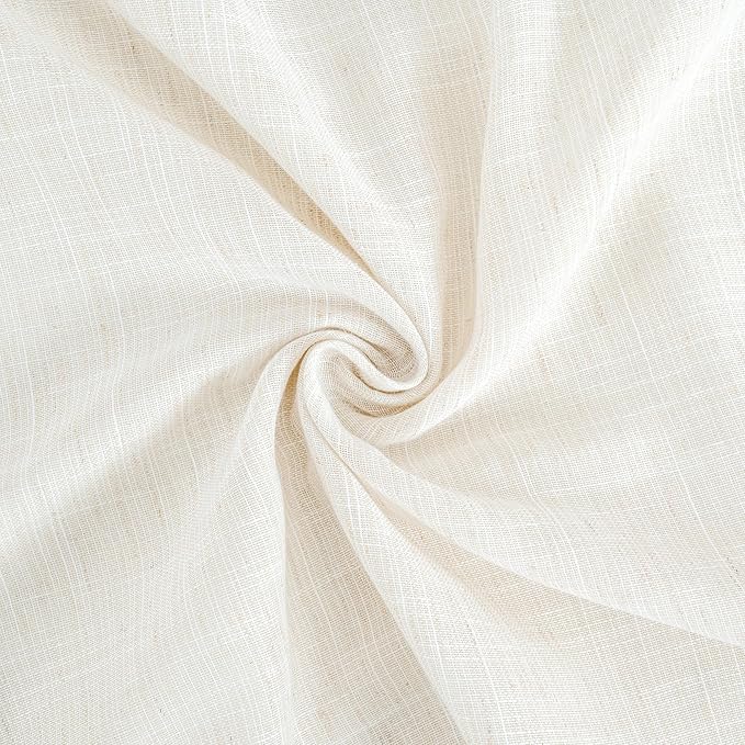 BGment Short Linen Curtains 40 Inch Length - Image 8