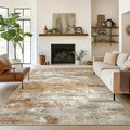 Area Rugs 5x8 for Living Room Bedroom, Modern Abstract Machine Washable Rug by BEIMO