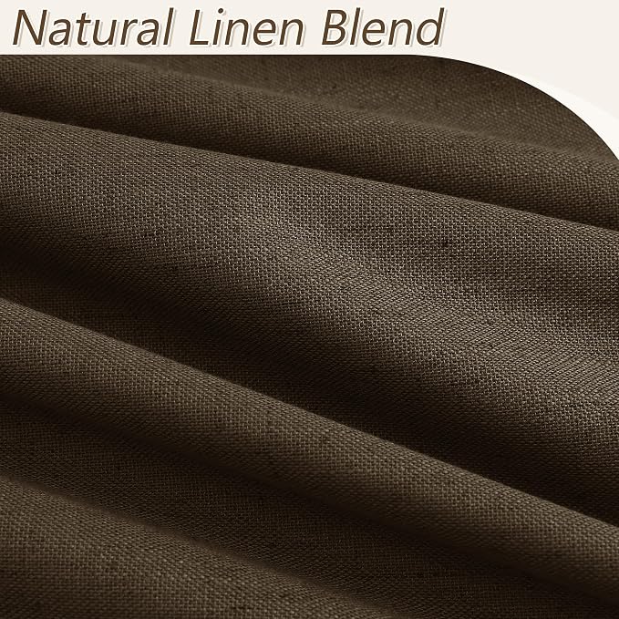 Guken 100% Blackout Curtains 120 Inch Length 2 Panels Set - Image 3