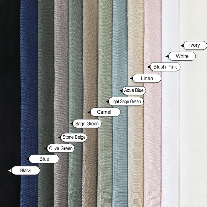 Chyhomenyc Dark Grey Short Curtain Valance - Image 3