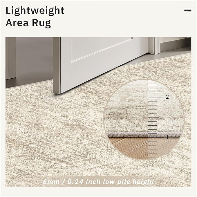 Runner Rug 3x8 Washable Non-Slip Hallway Runner Rugs - Image 7