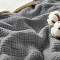 Bedsure 100% Cotton Muslin Blanket Queen Size by BEDSURE