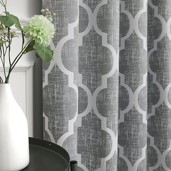 Beauoop 100% Blackout Curtains 108 Inches Long 2 Panels - Image 5