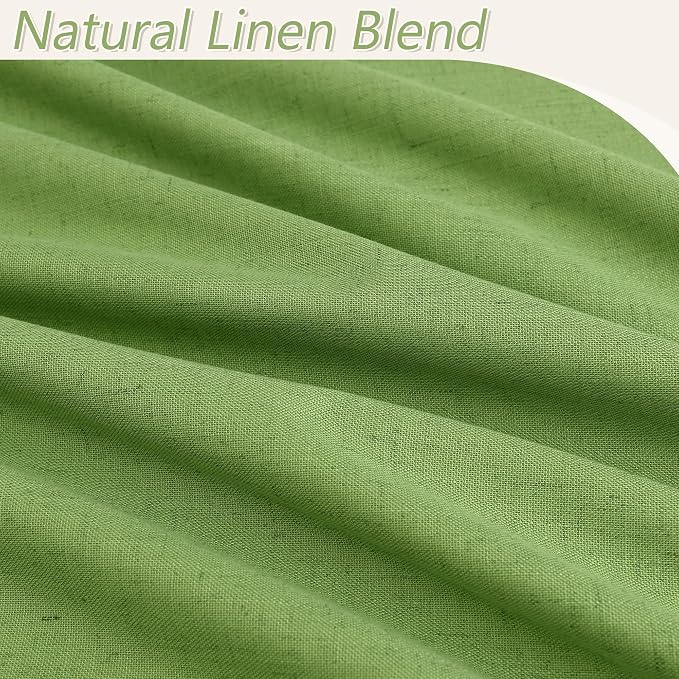 Guken 100% Blackout Curtains 102 Inch Length 2 Panels Set - Image 3