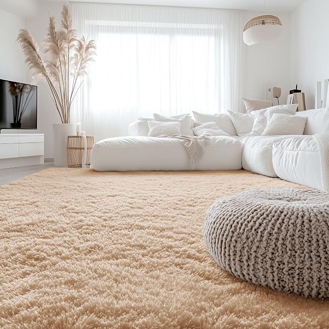 OLANLY 6x7 Area Rugs for Living Room Bedroom, Machine Washable Soft Fluffy by OLANLY