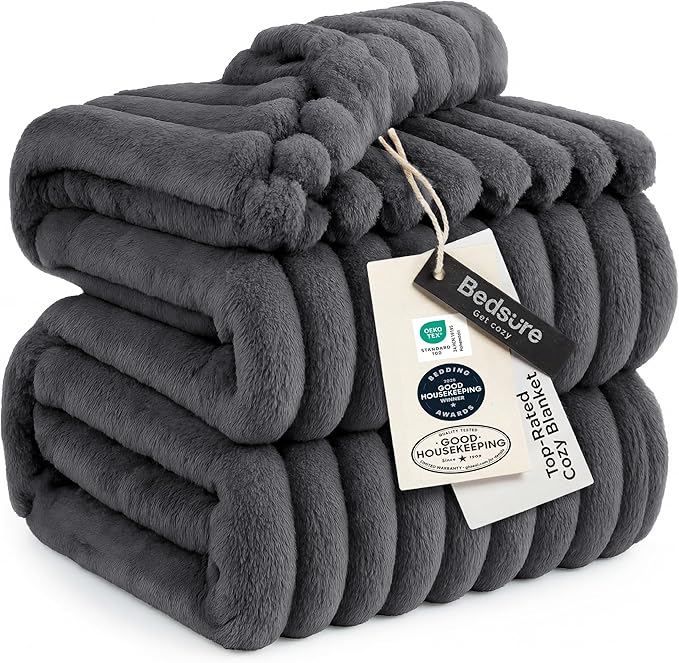 Bedsure GentleSoft Large Fleece Blanket by BEDSURE