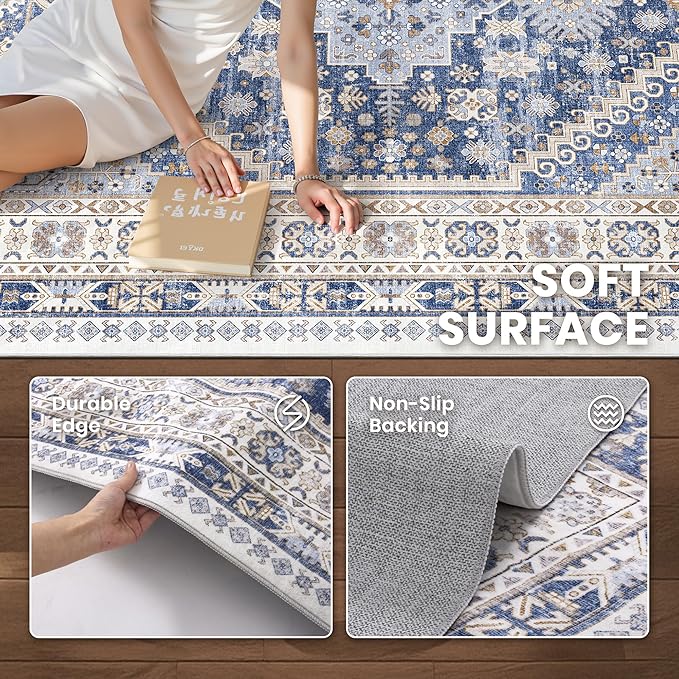 zesthome Washable Runner Rug 2.5x8 - Image 5