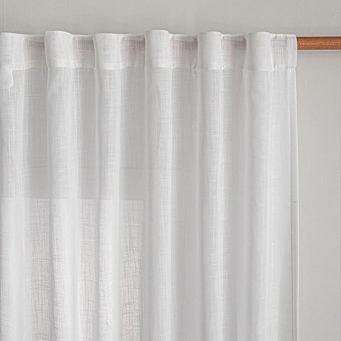MYSKY HOME Patio White Curtains by MYSKYHOME