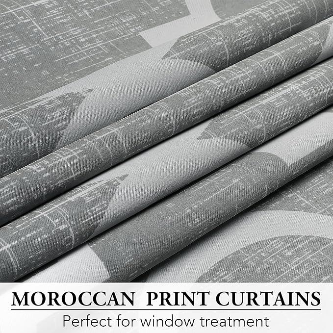 Beauoop 100% Blackout Curtains 108 Inches Long 2 Panels - Image 4