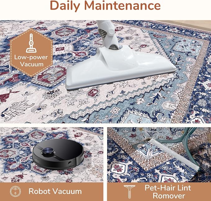 OPPODREAM Soft Entryway Rug 2x10, 2x10 Rug Runner, Washable Hallways Carpet 2 x - Image 5
