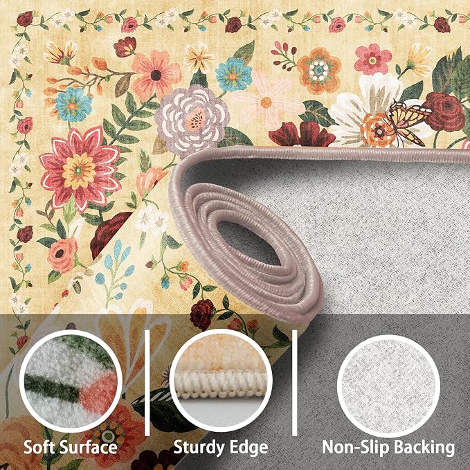Living Room Rugs, Area Rugs 5x8 Rug - Image 2
