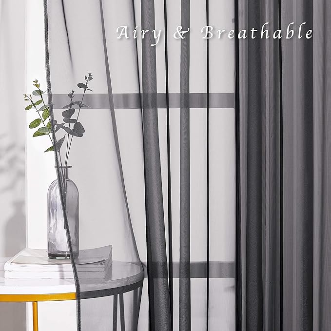 NICETOWN Sheer Drape Panels 63" L - Image 6