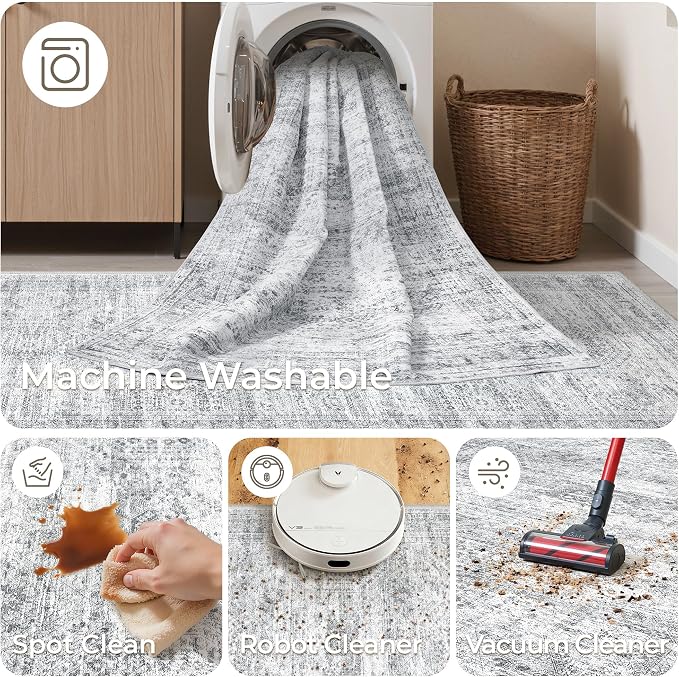 Washable Runner Rug 2.5x16, Non-Slip Long Hallway Runner - Image 8