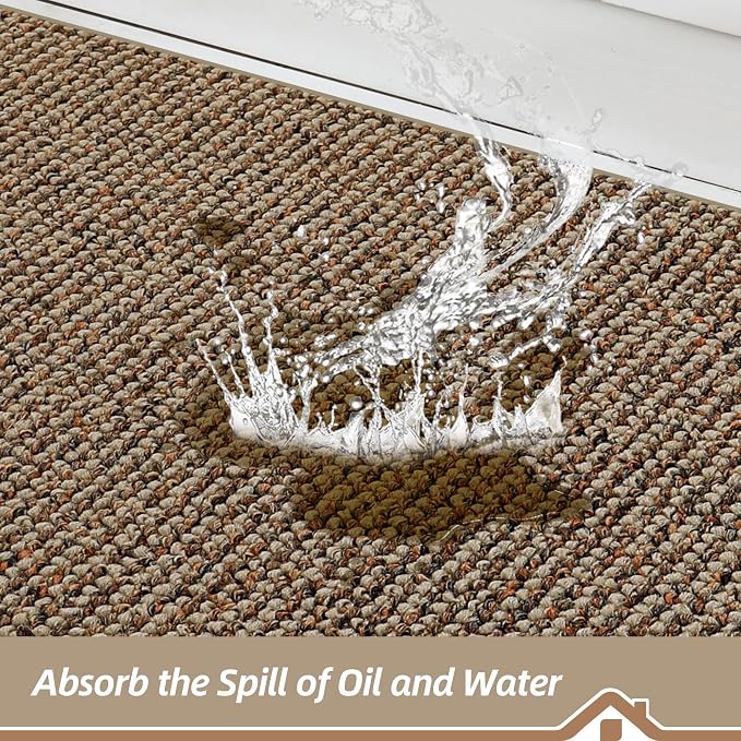 BEQHAUSE Kitchen Rugs 24"x36", Non-Slip Kitchen Mats - Image 3