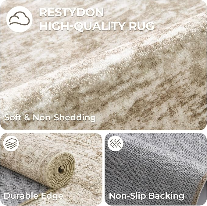 2x4 Washable Rug Runner for Bathroom, Soft Entryway Rug for Laundry Room - Image 7
