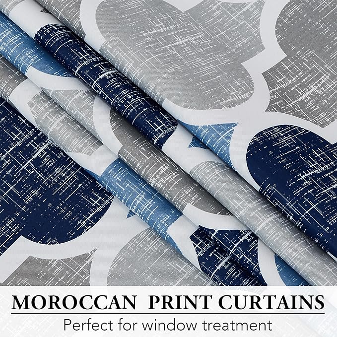 Beauoop 100% Blackout Curtains 90 Inches Long 2 Panels - Image 4
