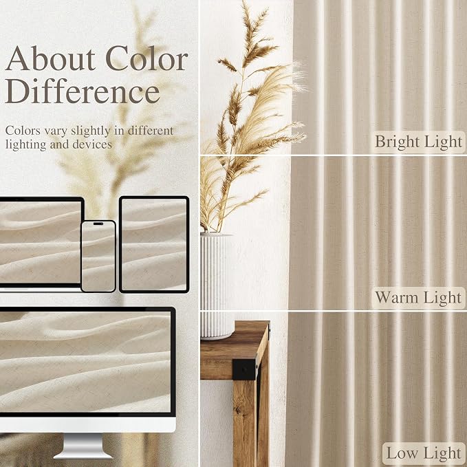 Nanspring 108 Inch Long Curtains - Image 3