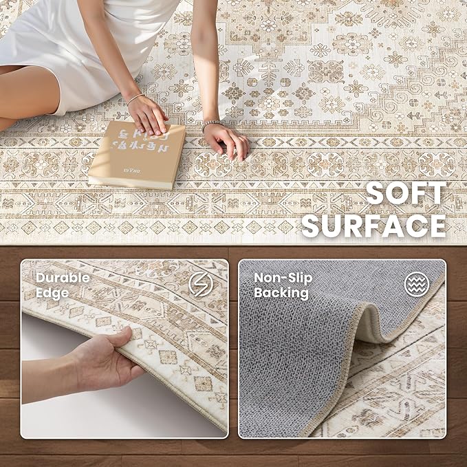 zesthome Washable Round Area Rugs - Image 5