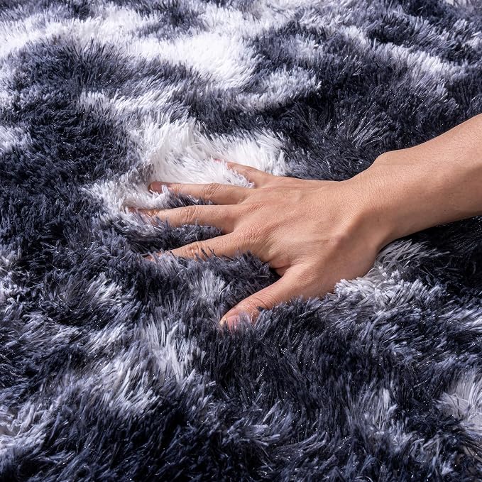 Small Rugs for Bedroom, Fluffy 2x3 Rug Throw Non Slip for Bedside Dorm Kids Room - Image 6