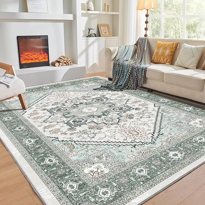 OPPODREAM Soft Area Rugs 4x6, Low-Pile Washable Rugs 4x6 by OPPODREAM