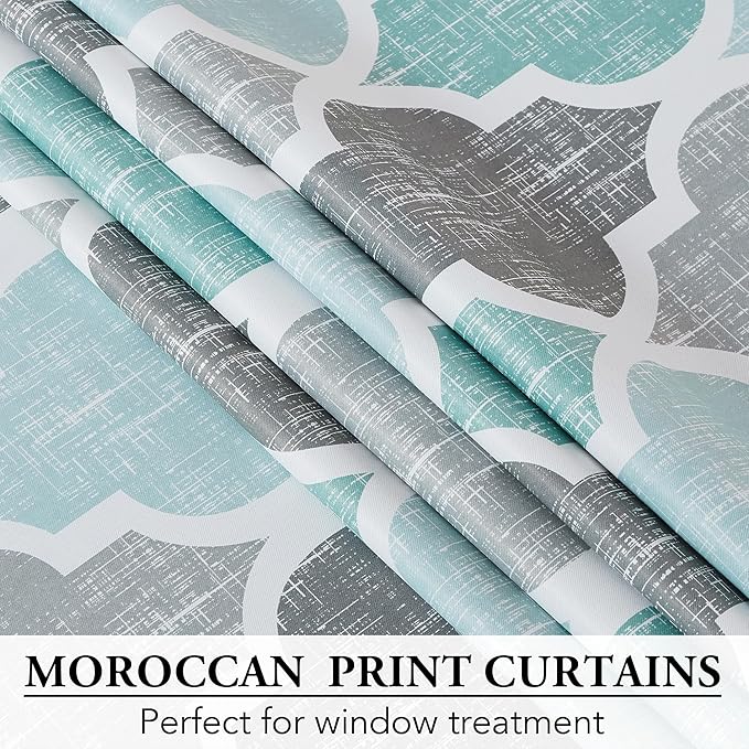 Beauoop 100% Blackout Curtains 84 Inches Long 2 Panels - Image 4
