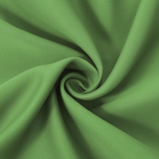 LEMOMO Blackout Curtains 52 x 45 inch/Light Green Curtains Set of 2 - Image 5